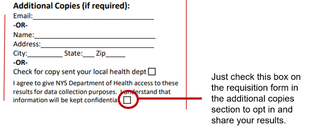 Capital Region Environmental Laboratory is partnering with NYSDOH to provide data for this project when customers opt in to share their test results.